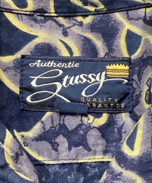 stussy（ステューシー）stussy (ステューシー) アロハシャツ ネイビー サイズ:Mの古着・服飾アイテム