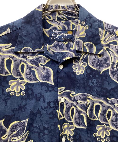 stussy（ステューシー）stussy (ステューシー) アロハシャツ ネイビー サイズ:Mの古着・服飾アイテム