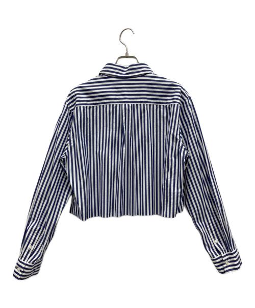 NAVE（ネイブ）NAVE (ネイブ) クロップド シャツ ネイビー サイズ:2の古着・服飾アイテム