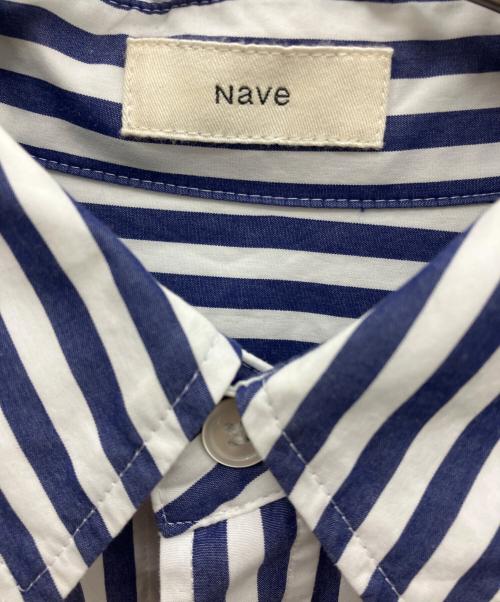 NAVE（ネイブ）NAVE (ネイブ) クロップド シャツ ネイビー サイズ:2の古着・服飾アイテム