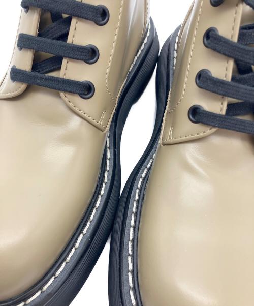 BOTTEGA VENETA（ボッテガベネタ）BOTTEGA VENETA (ボッテガベネタ) The Bounce プラットフォームレースアップブーツ ベージュ サイズ:38の古着・服飾アイテム