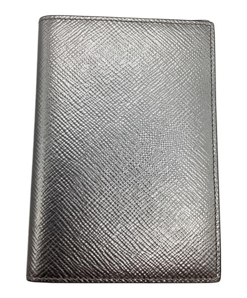 SMYTHSON（スマイソン）SMYTHSON (スマイソン) PANAMA SLIM TRAVEL WALLET シルバーの古着・服飾アイテム