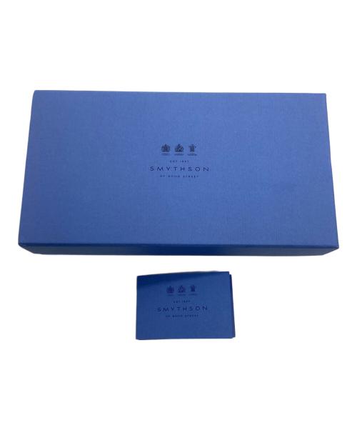 SMYTHSON（スマイソン）SMYTHSON (スマイソン) PANAMA SLIM TRAVEL WALLET シルバーの古着・服飾アイテム