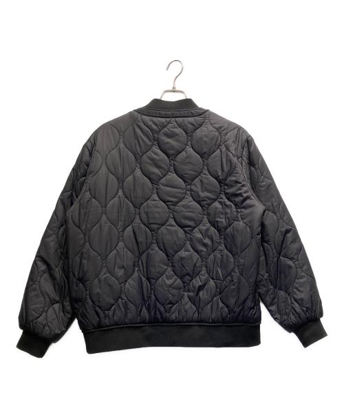 karaku（カラク）karaku (カラク) 中綿フライトジャケット ブラック サイズ:XLの古着・服飾アイテム