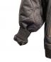 中古・古着 karaku (カラク) 中綿フライトジャケット ブラック サイズ:XL：6000円