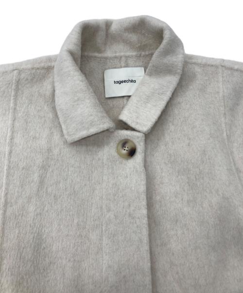 tageechita（タジチタ）tageechita (タジチタ) NATURAL DUSTY WARM COAT(ナチュラル ダスティ ウォーム コート) アイボリー サイズ:Sの古着・服飾アイテム