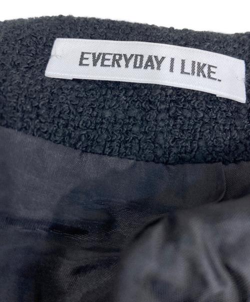 MUSE de Deuxieme Classe（ミューズ ドゥーズィエム クラス）MUSE de Deuxieme Classe (ミューズ ドゥーズィエム クラス) Tweed Flare スカート / ツイードフレアスカート ブラック サイズ:38の古着・服飾アイテム