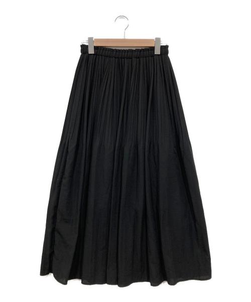 JOURNAL STANDARD relume（ジャーナルスタンダード レリューム）JOURNAL STANDARD relume (ジャーナルスタンダード レリューム) スパンボイルプリーツスカート ブラック サイズ:Freeの古着・服飾アイテム