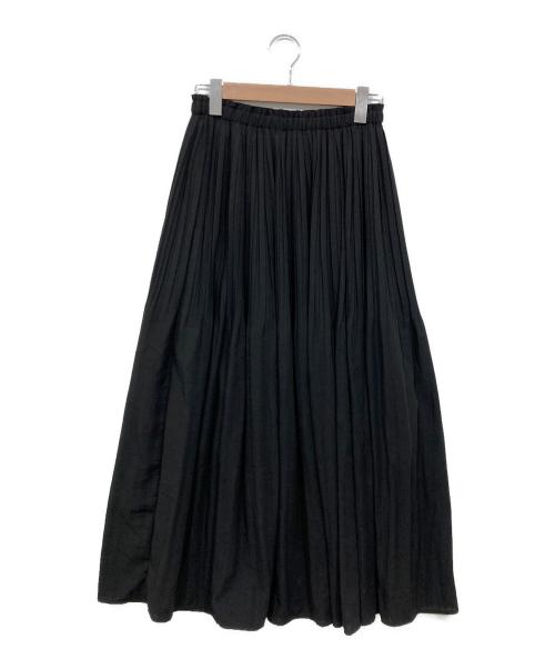 JOURNAL STANDARD relume（ジャーナルスタンダード レリューム）JOURNAL STANDARD relume (ジャーナルスタンダード レリューム) スパンボイルプリーツスカート ブラック サイズ:Freeの古着・服飾アイテム