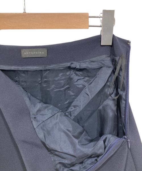 ANTEPRIMA（アンテプリマ）ANTEPRIMA (アンテプリマ) フレアスカート　2WAY SPANDEX ネイビー サイズ:42の古着・服飾アイテム