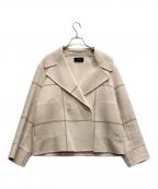 JOSEPHジョゼフ）の古着「ダブルフェイスタータン ショートコート」｜ベージュ