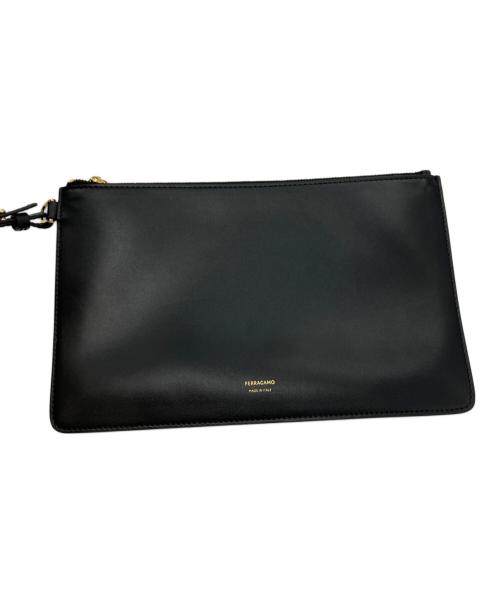 Salvatore Ferragamo（サルヴァトーレ フェラガモ）Salvatore Ferragamo (サルヴァトーレ フェラガモ) トートバッグ ネロ×ナチュラルの古着・服飾アイテム