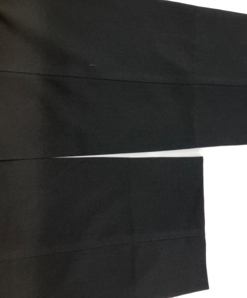 TASCAMERICA BY BERWICH（ベルウィッチ）TASCAMERICA by BERWICH (ベルウィッチ) 五大陸 (ゴタイリク) piero loosed テーパードワンプリーツパンツ ブラック サイズ:50の古着・服飾アイテム