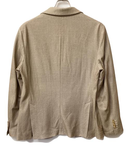 CIRCOLO 1901（チルコロ1901）CIRCOLO 1901 (チルコロ1901) ヘリンボーンストレッチ2Bジャケット ベージュ サイズ:50の古着・服飾アイテム