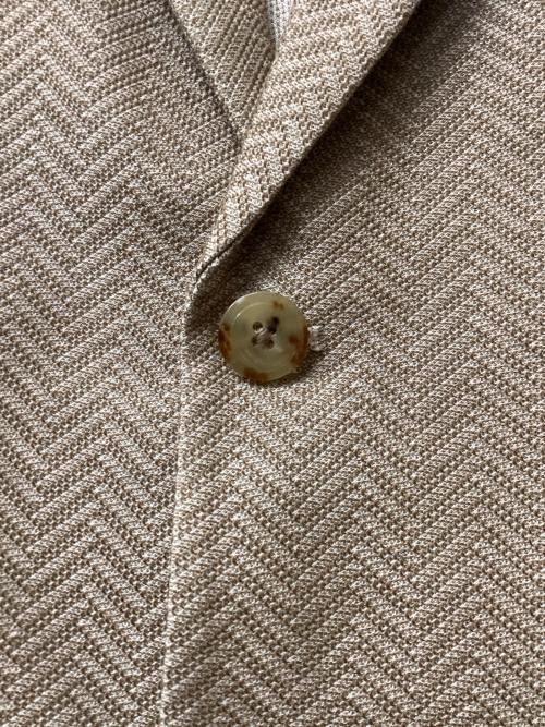 CIRCOLO 1901（チルコロ1901）CIRCOLO 1901 (チルコロ1901) ヘリンボーンストレッチ2Bジャケット ベージュ サイズ:50の古着・服飾アイテム