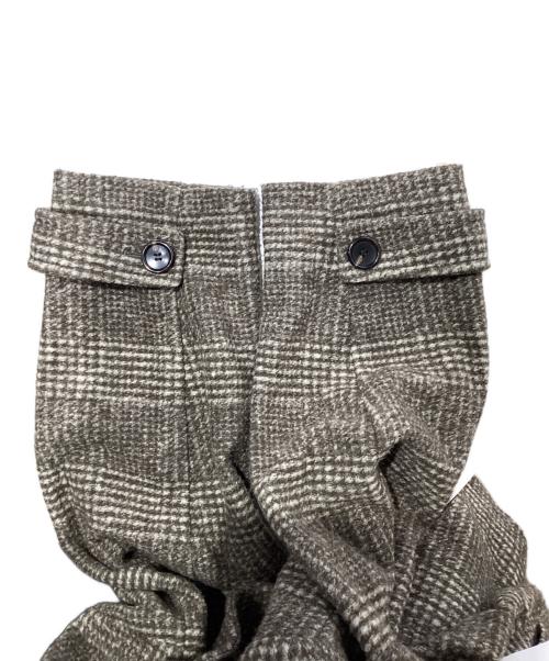 Spick and Span（スピックアンドスパン）Spick and Span (スピックアンドスパン) Wスライバーチェックハーフコート23020200204040 ブラウン サイズ:38の古着・服飾アイテム