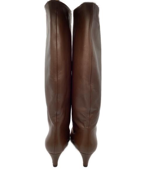 Escarlata（エスカラータ）Escarlata (エスカラータ) ロングブーツ ブラウン サイズ:38の古着・服飾アイテム