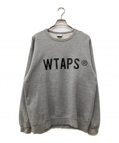 中古・古着通販】WTAPS (ダブルタップス) WTVUA ロゴスウェット グレー