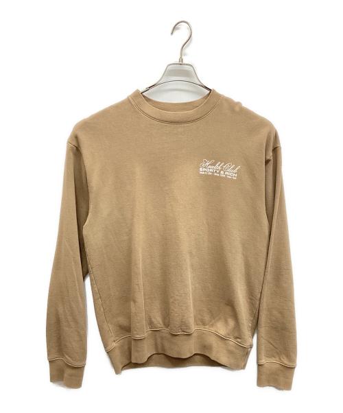 Sporty & Rich（スポーティーアンドリッチ）Sporty & Rich (スポーティーアンドリッチ) MADE IN USA CREWNECK ブラウン サイズ:Sの古着・服飾アイテム