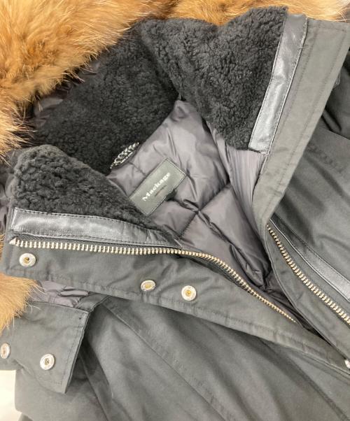 mackage（マッカージュ）mackage (マッカージュ) ファー付ダウンコート ブラック サイズ:Mの古着・服飾アイテム