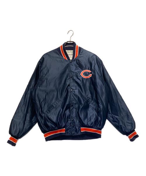DeLong（-）DeLong (デロング) スタジャン ネイビー サイズ:Lの古着・服飾アイテム