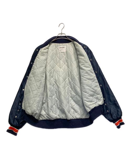 DeLong（-）DeLong (デロング) スタジャン ネイビー サイズ:Lの古着・服飾アイテム