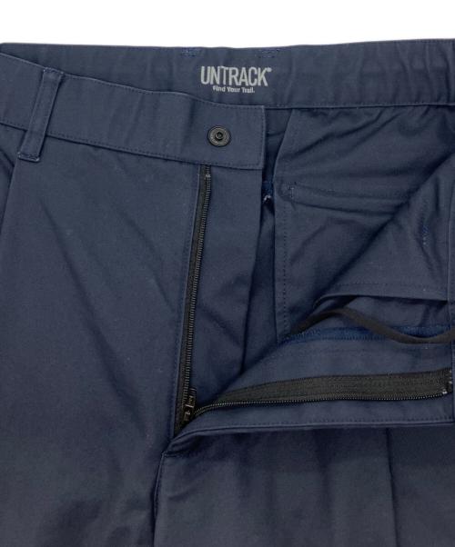 untrack（アントラック）UNTRACK (アントラック) Wide Pants　ワイドパンツ ネイビー サイズ:Mの古着・服飾アイテム