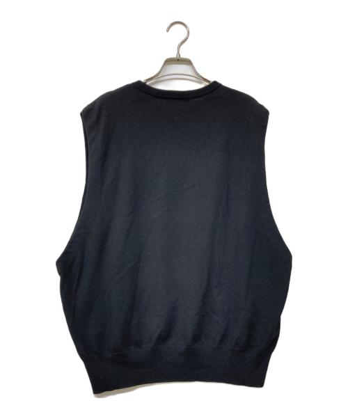 CINOH（チノ）CINOH (チノ) ニットベスト ブラック サイズ:FREEの古着・服飾アイテム
