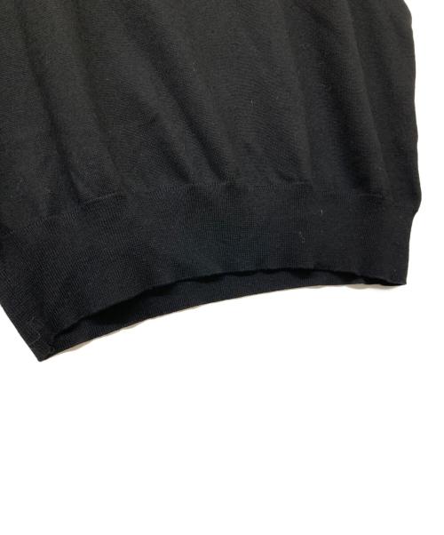 CINOH（チノ）CINOH (チノ) ニットベスト ブラック サイズ:FREEの古着・服飾アイテム