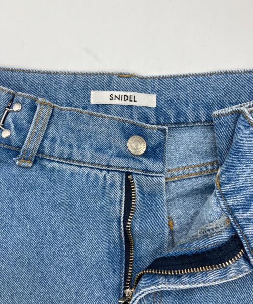 Snidel（スナイデル）Snidel (スナイデル) タックワイドデニムパンツ サイズ:SIZE 0の古着・服飾アイテム