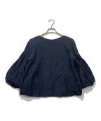 SCRUMPCIOUSスクランプシャス）の古着「Volume sleeve top indigo/ボリュームスリーブ トップ」｜インディゴ