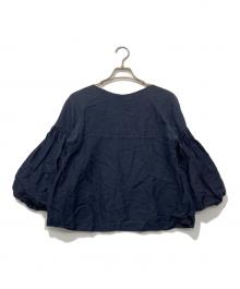 SCRUMPCIOUS（スクランプシャス）の古着「Volume sleeve top indigo/ボリュームスリーブ トップ」｜インディゴ