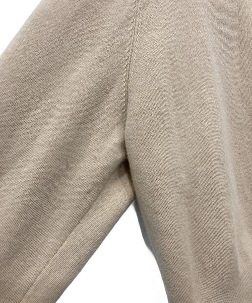 CABAN（キャバン）CABAN (キャバン) コットンカシミヤVネックショートカーディガン ベージュ サイズ:Fの古着・服飾アイテム