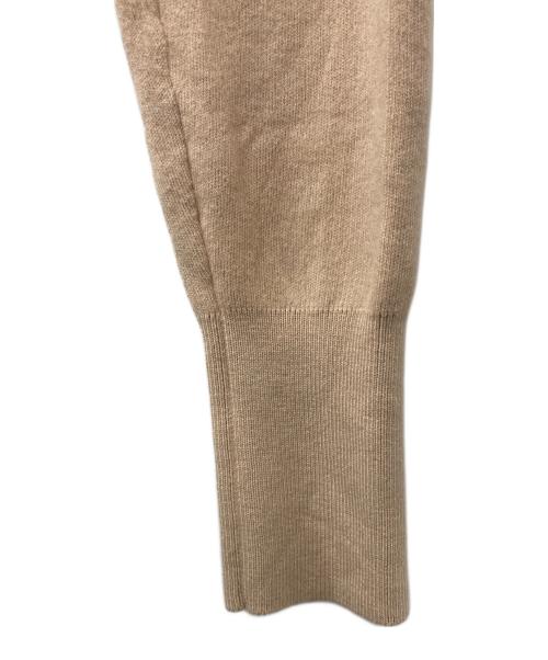 CABAN（キャバン）CABAN (キャバン) コットンカシミヤVネックショートカーディガン ベージュ サイズ:Fの古着・服飾アイテム