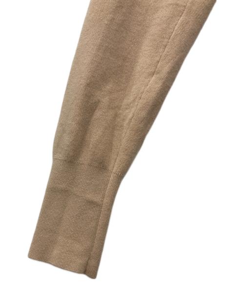 CABAN（キャバン）CABAN (キャバン) コットンカシミヤVネックショートカーディガン ベージュ サイズ:Fの古着・服飾アイテム