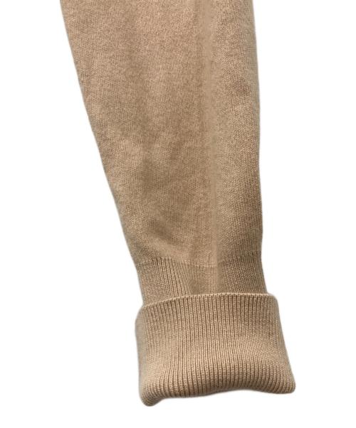 CABAN（キャバン）CABAN (キャバン) コットンカシミヤVネックショートカーディガン ベージュ サイズ:Fの古着・服飾アイテム