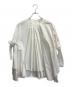 ENFOLD（エンフォルド）の古着「SLIT RANDOM-HEM PULLOVER」｜ホワイト