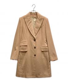 kiton（キートン）の古着「カシミヤチェスターコート」｜キャメル