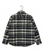 THE NORTH FACEザ ノース フェイス）の古着「ストレッチフランネルシャツ」｜ブラック