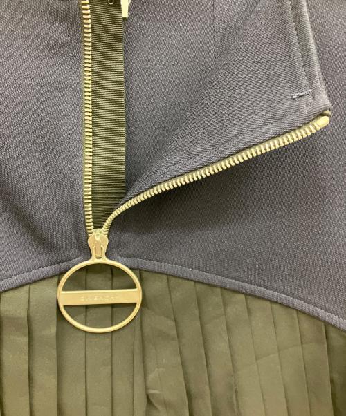 GIVENCHY（ジバンシィ）GIVENCHY (ジバンシィ) ジップアッププリーツスカート ネイビー サイズ:34の古着・服飾アイテム