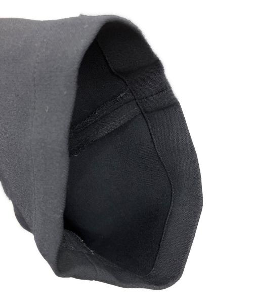 yohji yamamoto+noir（ヨウジヤマモトプリュスノアール）yohji yamamoto+Noir (ヨウジヤマモトプリュスノアール) ウールハイウエストパンツ ブラック サイズ:2の古着・服飾アイテム