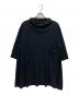 慈雨（ジウ）の古着「アシメハイネックカットソー」｜ブラック