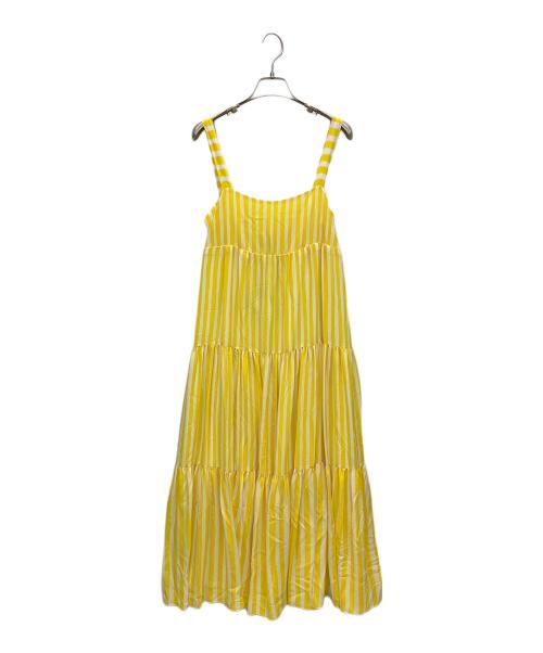 kalmar（カルマル）kalmar (カルマル) LUNA TIERED DRESS イエロー サイズ:36の古着・服飾アイテム