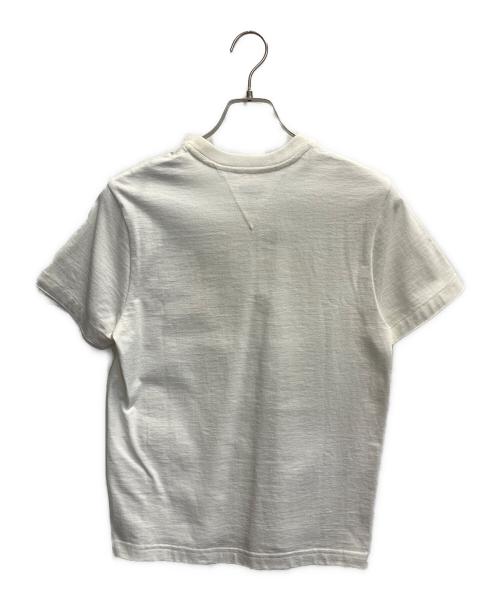BOTTEGA VENETA（ボッテガベネタ）BOTTEGA VENETA (ボッテガベネタ) ステッチ ロゴ刺繍Tシャツ ホワイト サイズ:XSの古着・服飾アイテム