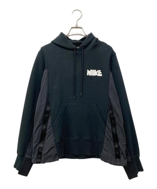 NIKE（ナイキ）NIKE (ナイキ) sacai (サカイ) NRG HOODIE ブラック サイズ:XSの古着・服飾アイテム