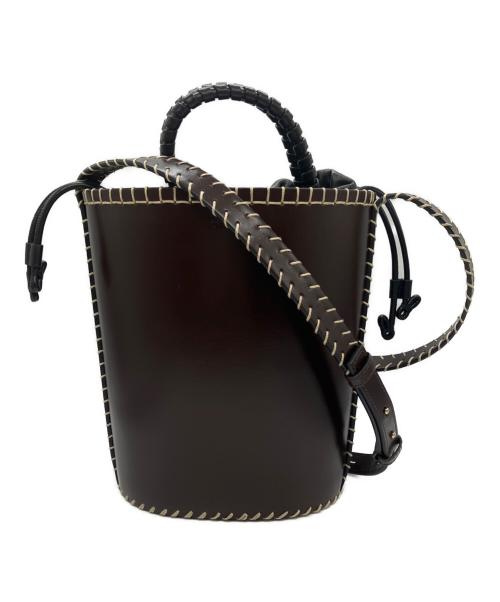 Chloe（クロエ）Chloe (クロエ) LOUELA SMALL BUCKET BAG ダークブラウンの古着・服飾アイテム