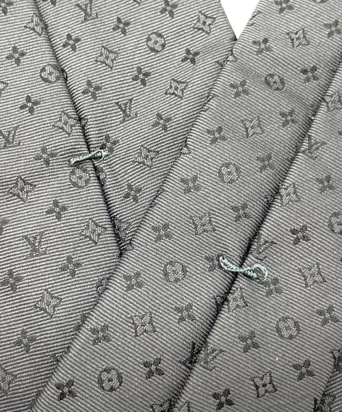 LOUIS VUITTON（ルイ ヴィトン）LOUIS VUITTON (ルイ ヴィトン) モノグラム シルクネクタイ グレー サイズ:表記無しの古着・服飾アイテム