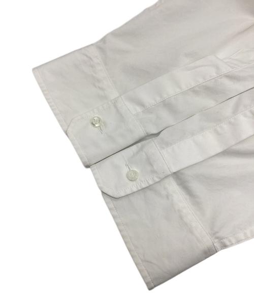 DSQUARED2（ディースクエアード）DSQUARED2 (ディースクエアード) マルチロゴ付きカジュアルシャツ ホワイト サイズ:48の古着・服飾アイテム