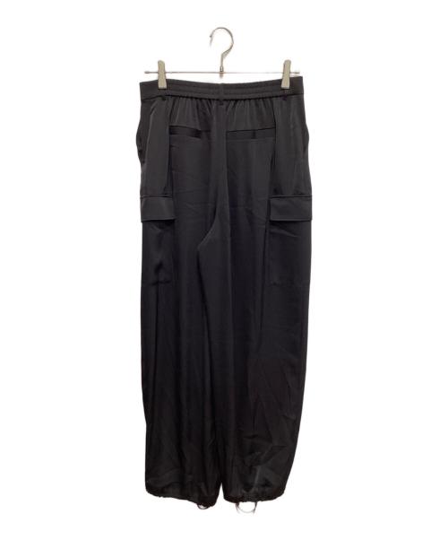 la.f（ラ・エフ）la.f (ラ・エフ) カーゴパラシュートパンツ ブラック サイズ:3 未使用品の古着・服飾アイテム