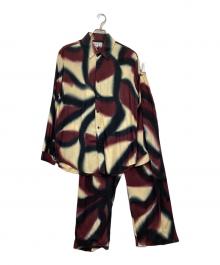 SUKU（スク）の古着「レーヨン セットアップ」｜ボルドー